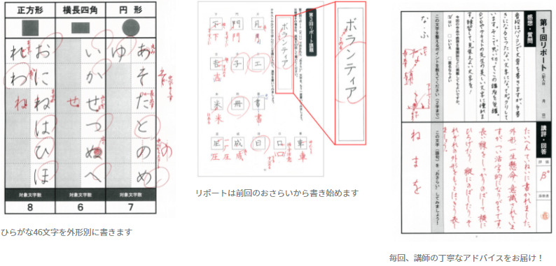 「出して終わり」じゃない！復習が美文字への近道！